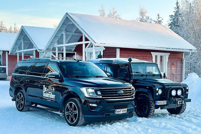 Private Northern Lights Expedition by Lapland's Experienced Team - Leaving Rovaniemi in a Private VIP Car