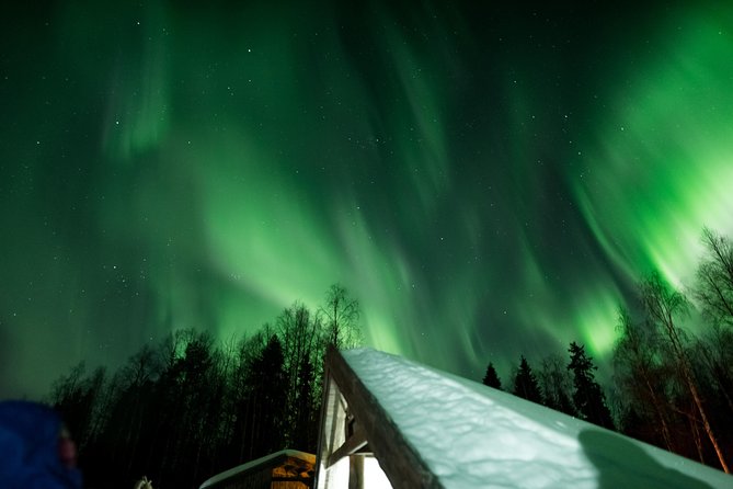 Private Northern Lights Hunting Expedition - Fire, sausages, and warm blueberry juice