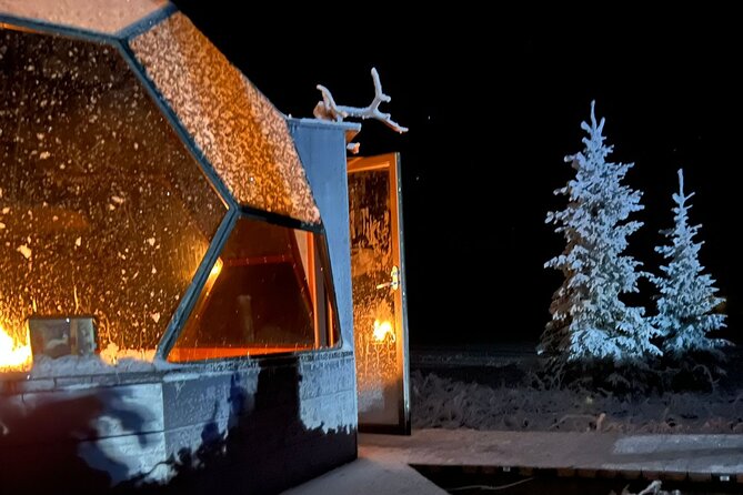 PRIVATE Party dinner in a Glass Igloo Under Northern Lights - At a glance: what makes this evening different