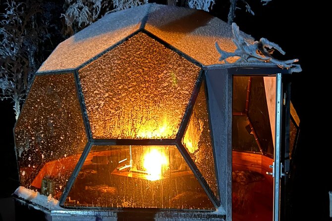 PRIVATE Party dinner in a Glass Igloo Under Northern Lights - What arrives on the three-course dinner