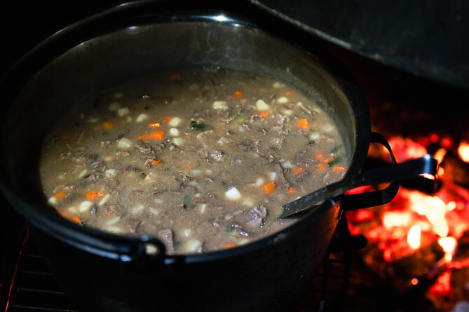 Reindeer Camp Dinner with Chance of Northern Lights in Tromso - Sámi stories, clothing, and joik by the fire