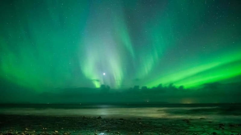Reykjavik: Northern Lights Adventure Tour with Hot Chocolate - What happens during the two-hour search