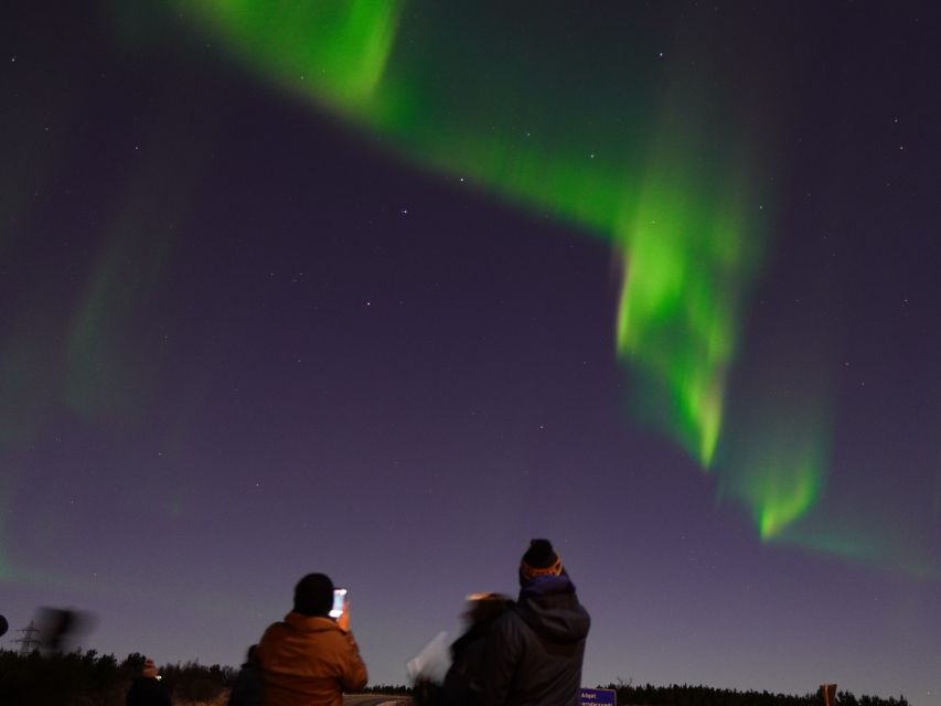 Reykjavik: Northern Lights Tour w/Pro Photos - Small Group - Waiting for the aurora without freezing