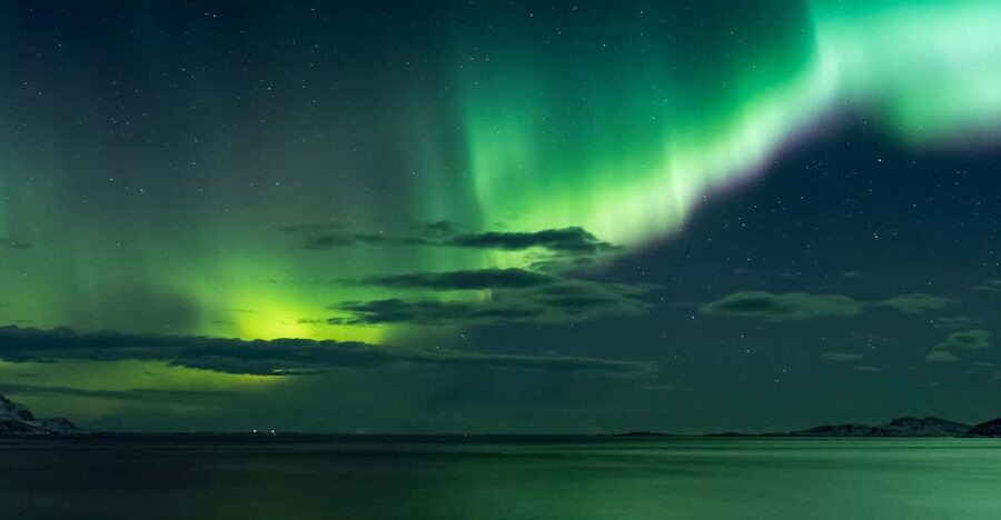 Reykjavik: Northern Lights with Icelandic Treats - Blankets, cocoa, and a pastry in the cold
