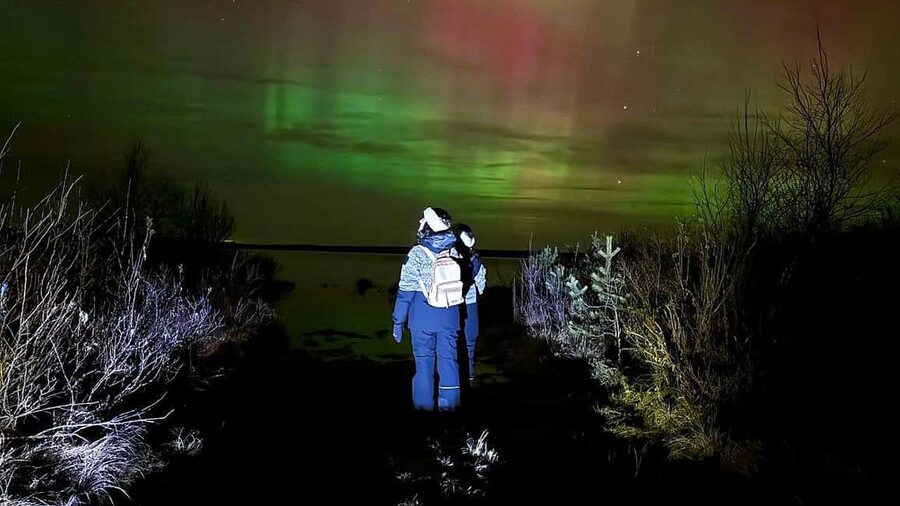 Rovaniemi: hunting for the Northern Lights with BBQ - The first 20 minutes: leaving the city lights