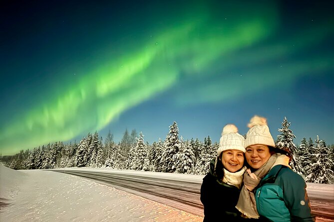 Rovaniemi: Northern Lights Group Tour - Guaranteed View - Choosing between the minivan and the heated bus