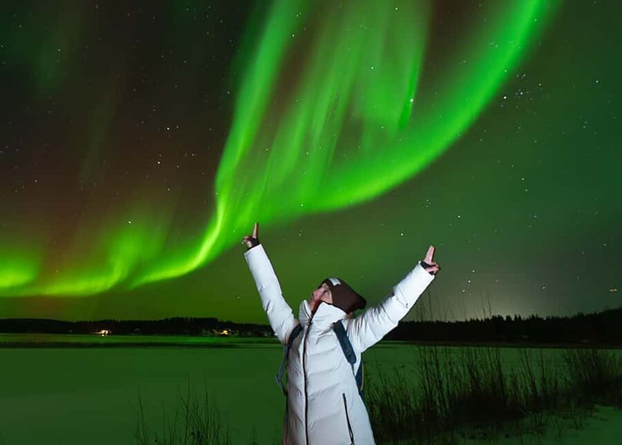 Rovaniemi: Northern Lights Hunting with Photo & Video - What happens when the aurora appears