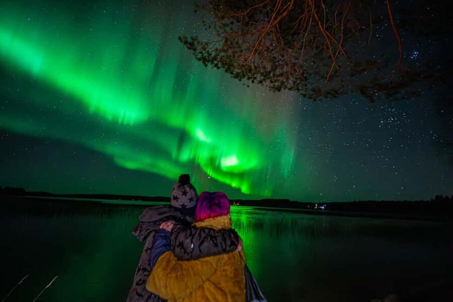 Rovaniemi: Northern Lights Tour – Guaranteed with Photos - The second guided stretch and the search for clear skies