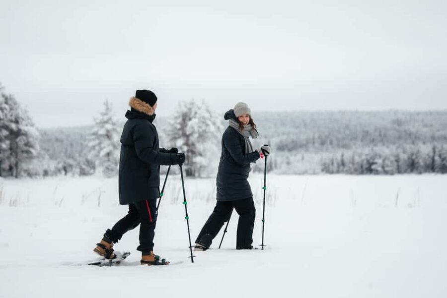 Rovaniemi Winter Activities & Northern Lights! - Snowshoes, kick-sleds, and toboggans