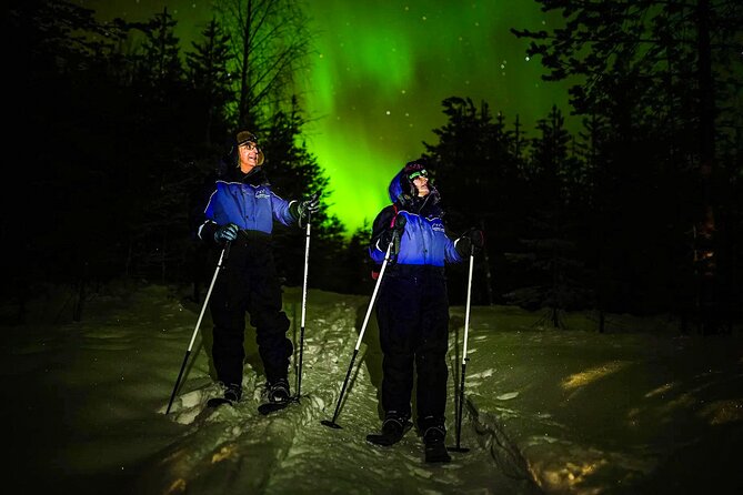 Ski Trekking under the Northern Lights - Leaving Rovaniemi for the snowy forest