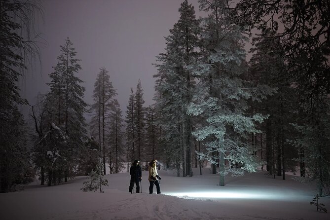 Ski Trekking under the Northern Lights - A Finnish campfire in the middle of the tour