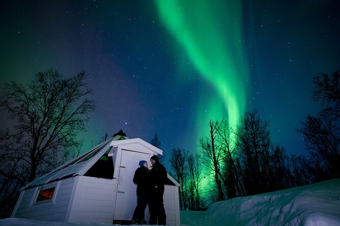 Snowshoeing with Aurora Crystal-Lavvo Overnight Stay from Tromsø - Sleeping beneath a glass roof in a heated lavvo