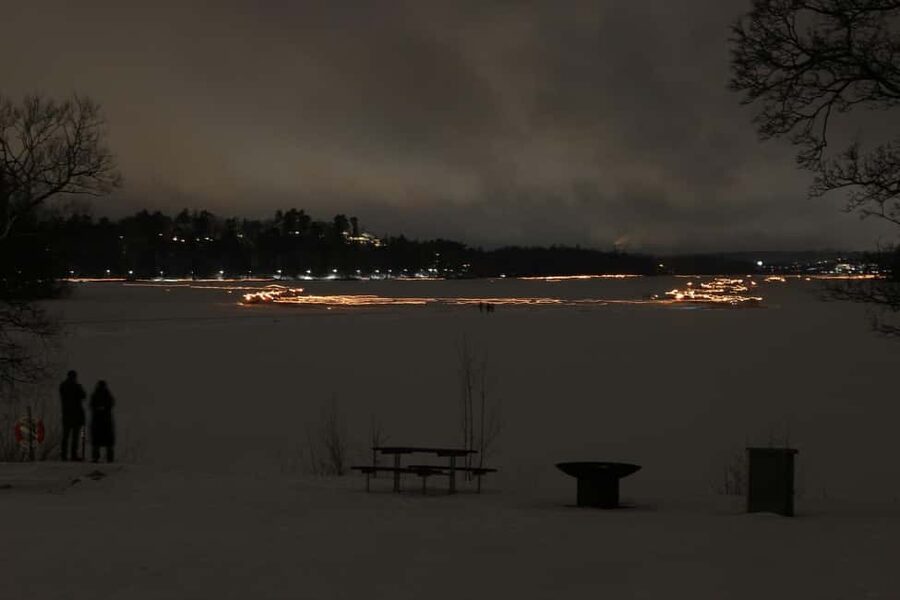 Stockholm: Ice Skating with fire & chance of Northern Lights - Key points at a glance