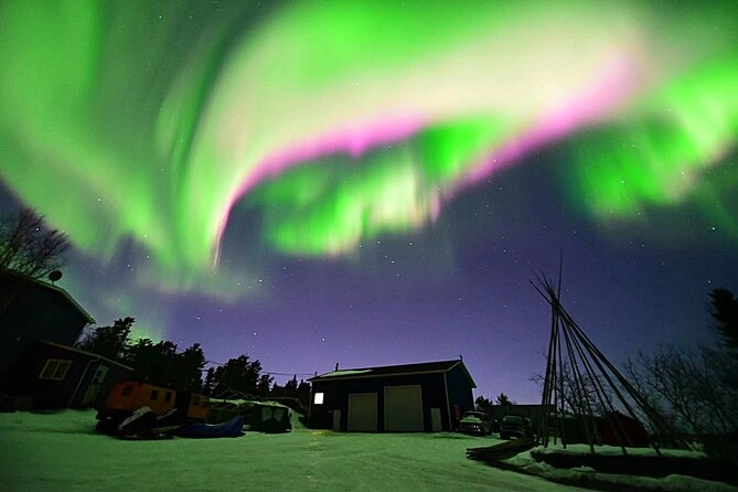 The Best Aurora Tour - The campsite, teepee, and waiting time