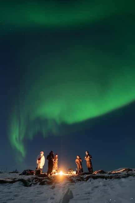 Tromsø: Adult Only Aurora hunt with Citizen Science - Campfire soup turns waiting into part of the evening