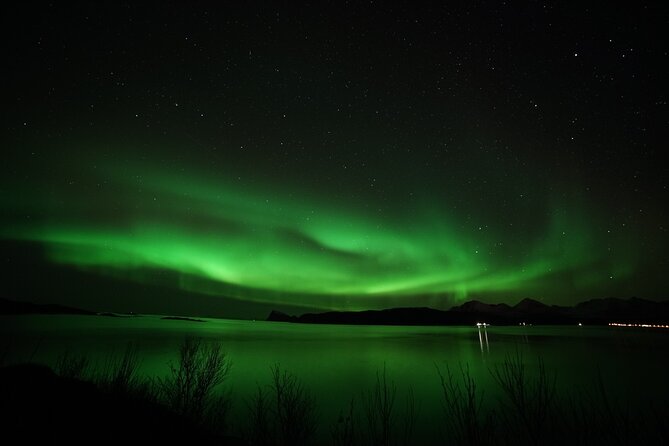 Tromso Aurora Chase by Minibus with Thermal Suit, Snack and Photo - Bardufoss and Sommarøy: different directions, different tradeoffs