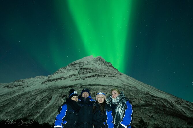 Tromso Northern Lights Minibus Chase Small Group Tour with Photos - Aurora portraits and group photography