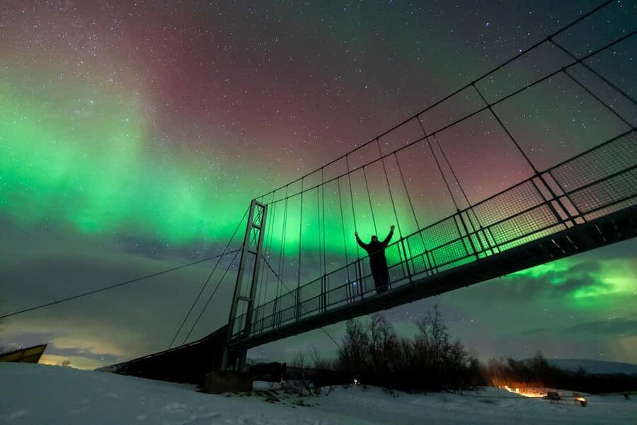 Tromsø: Northern Lights Tour with Photos, Hot Meal & Drinks - The viewpoint, campfire, and Arctic waiting room