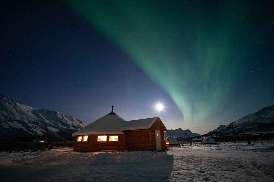 Tromsø: Reindeer Feeding & Chance of Northern Lights Viewing - At a glance: reindeer, Bithos, and mountain skies